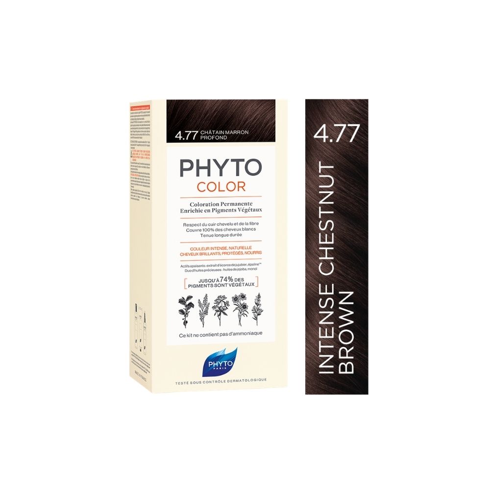 Phyto Color Permanent - 4.77 Chestnut Brown 